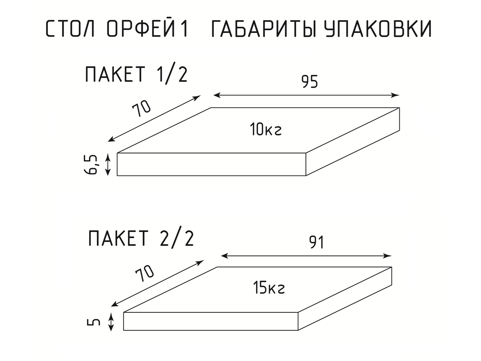 Стол-трансформер «Орфей 1»