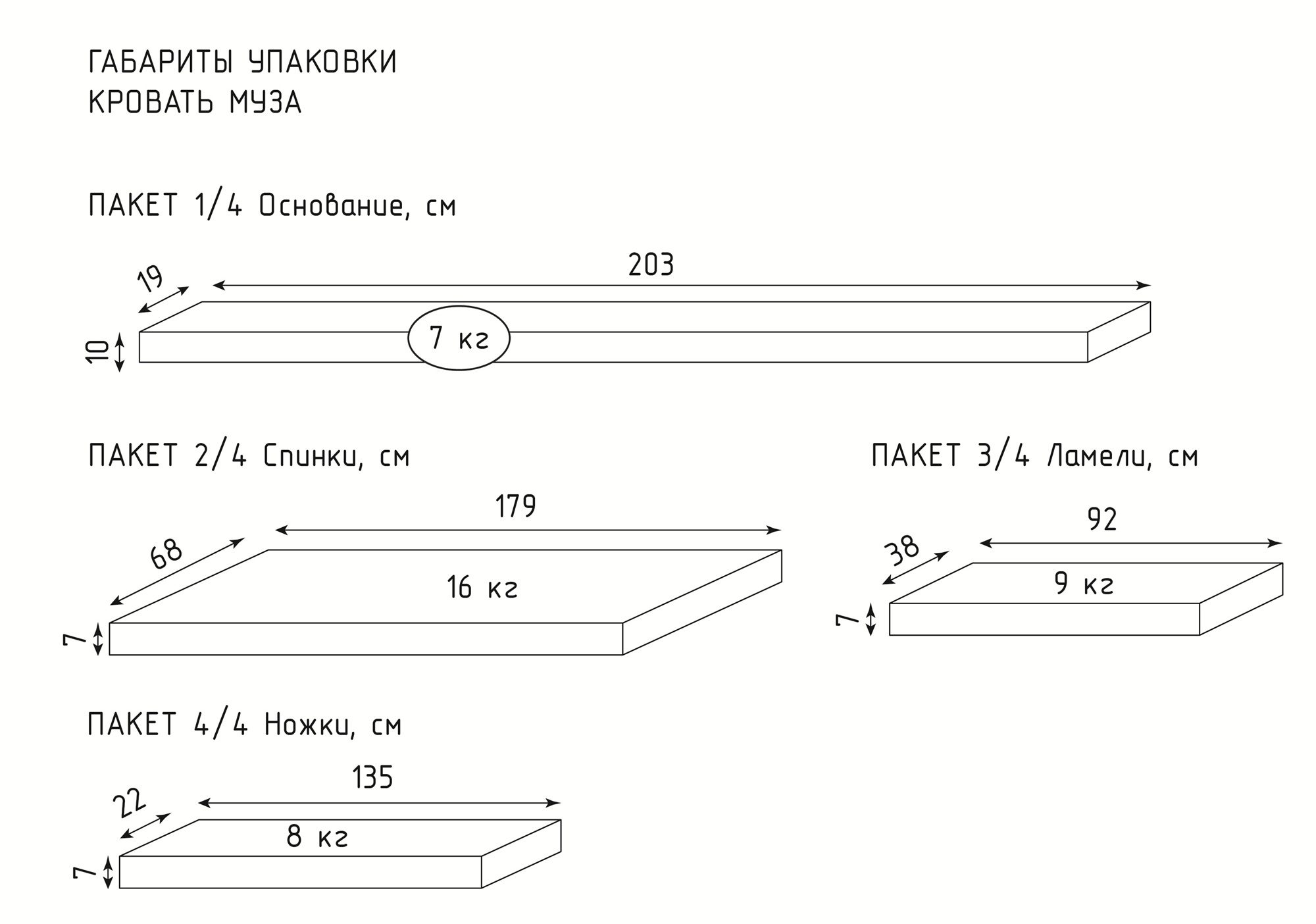 Кровать "Муза 1"