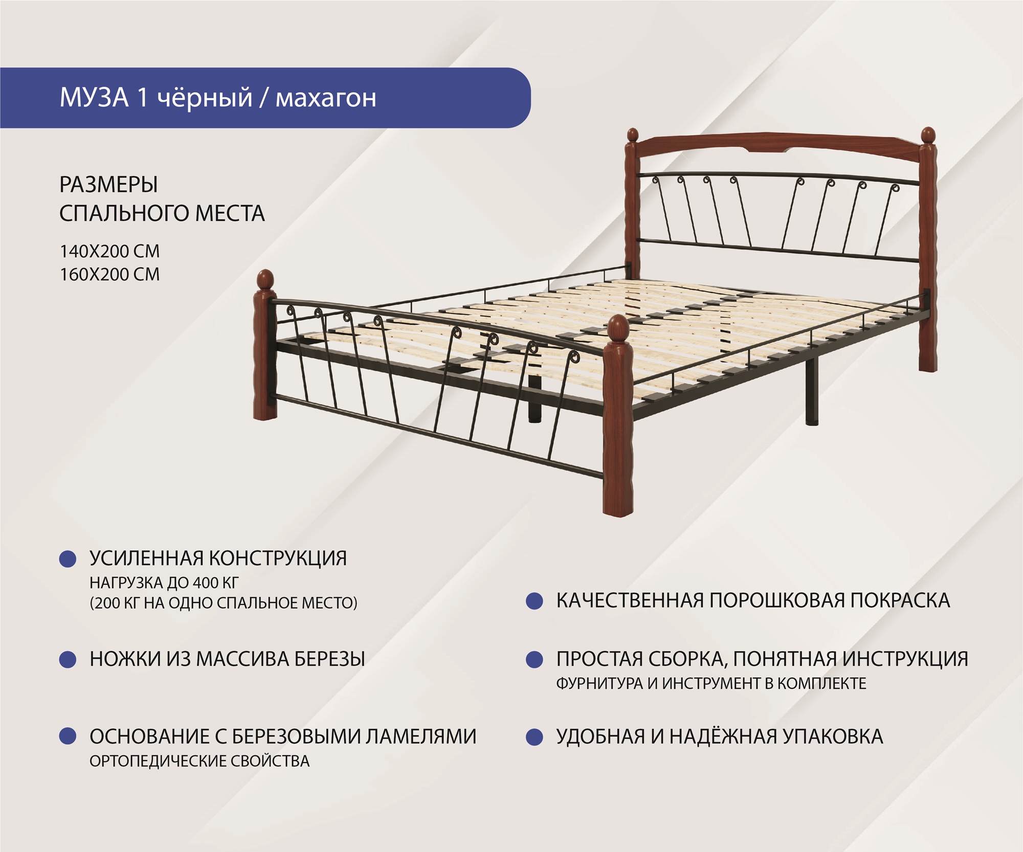 Кровать "Муза 1"